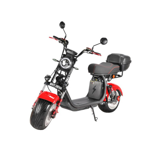 Электроскутер WHITE SIBERIA PRO MAX 3950W, красный