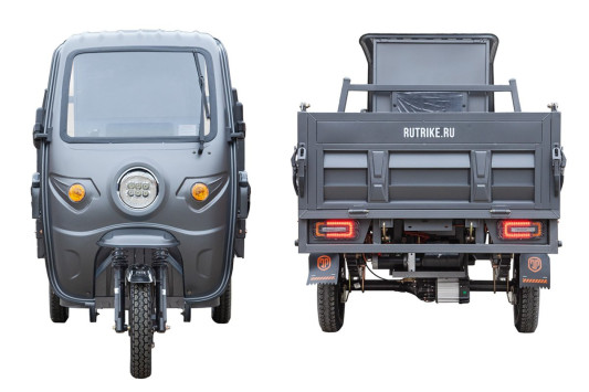 Грузовой электрический трицикл Rutrike D5 КАБИНА гидравлика 1700 60V1200W