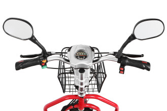 Электротрицикл Transporter PRO Li-Ion красный