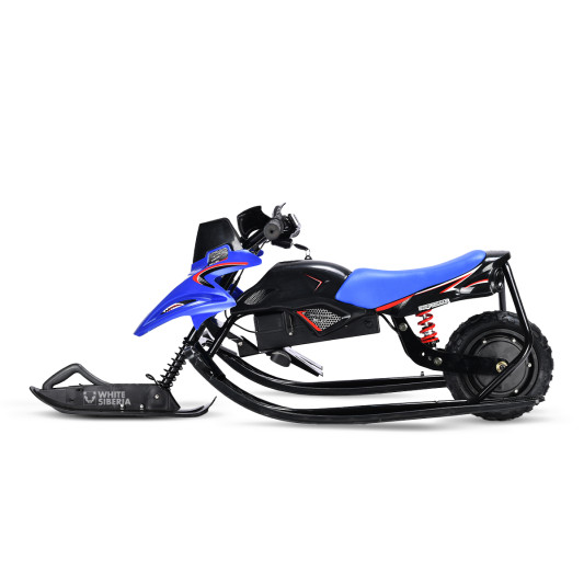 Электроснегокат WHITE SIBERIA BELЁК 800W (синий)