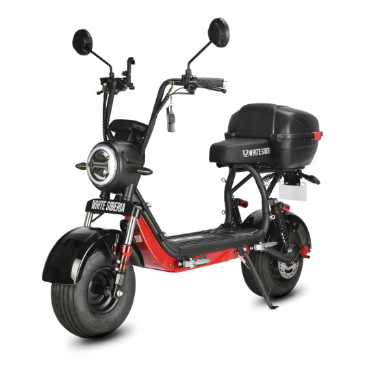 Электроскутер WHITE SIBERIA MINI R 3.0, черный