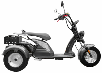 Трехколесный электроскутер Ikingi M6 Pro Trike карбон