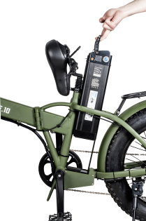 Электровелосипед Minako F10 хаки