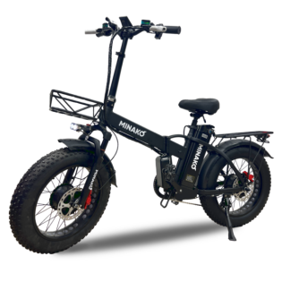 Электровелосипед Minako F10 Dual, черный