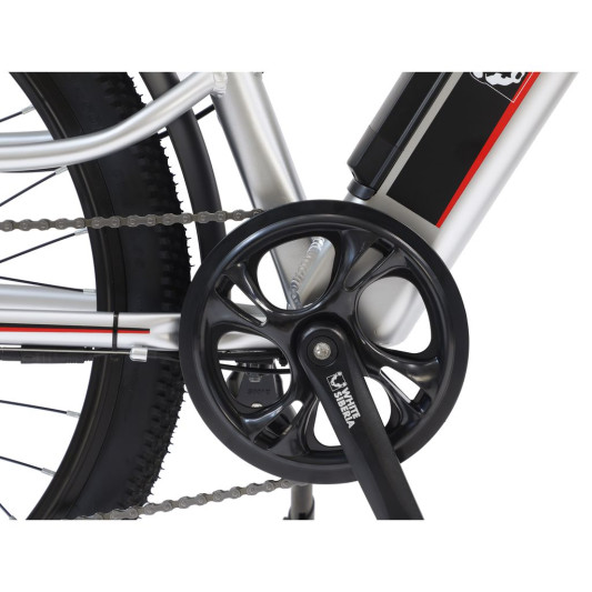 Электровелосипед WHITE SIBERIA CAMRY LIGHT 500W (матовый серебристый)