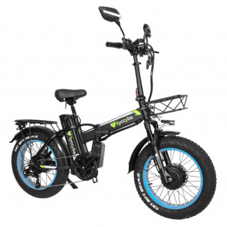 Электровелосипед Syccyba F10 Dual (H1 Dual) 48V/15Ah