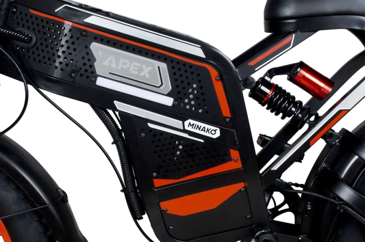Электровелосипед Minako Apex красный 