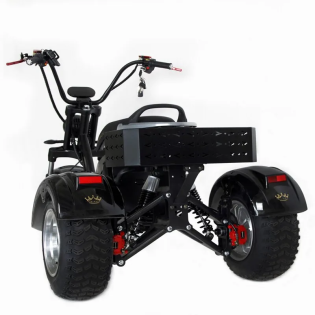 Трехколесный электроскутер Ikingi M6 Pro Trike черный