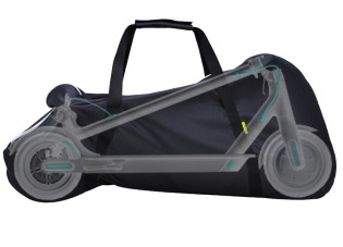 Cумка-чехол для электросамоката,черный (серые ручки)