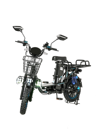 Электровелосипед Minako Monster PRO 21Ah с корзиной и багажником