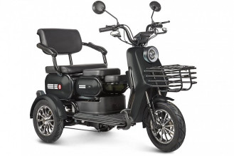 Электротрицикл Rutrike Патрон, черный