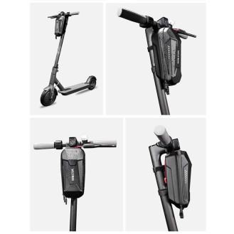Сумка-кейс на руль для электросамокатов 4L карбон