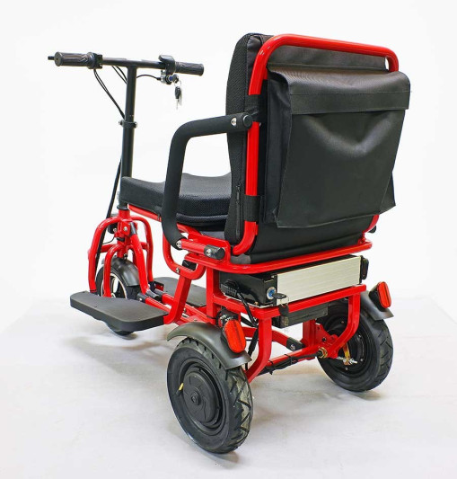 Электротрицикл GreenCamel Кольт V700 15Ah, красный