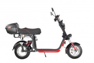 Электроскутер WHITE SIBERIA PRO CITYCOCO 2500W, черный