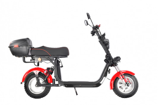 Электроскутер WHITE SIBERIA PRO CITYCOCO 2500W, красный